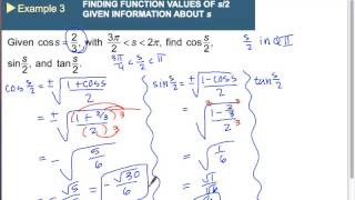 Trig Section 5 6 Part 2