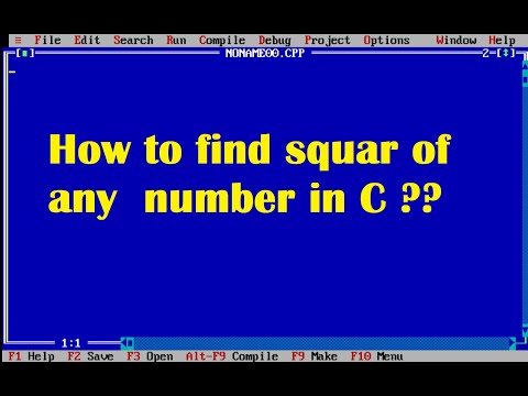 How To Find Square Of Any Number In C Language ?? || Userdefined Function || #CTutorial 💥💥