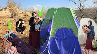 Operator for Samaneh and Ilma Chador and on a day full of peace..