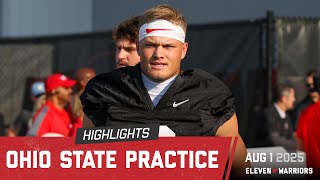 Highlights from Ohio State's second preseason practice