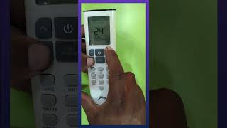 Godrej Inverter AC Remote °F to °C Setting
