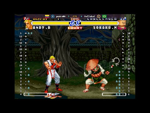 Real Bout Fatal Fury 2 - 🇪🇨 pedroMA(B) vs 🇧🇷 Dallakof(C) | Fightcade (2026-05-27 21:50 UTC)