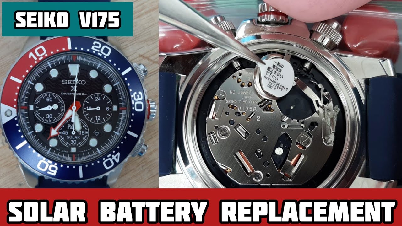 Total 103+ imagen how to change a seiko solar watch battery ...