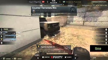 dupreeh knifes GeT_RiGhT - Team Dignitas vs Ninjas in Pyjamas Gfinity CSGO