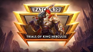 SMITE Patch Notes VOD - Trials of King Hercules (Patch 4.10)