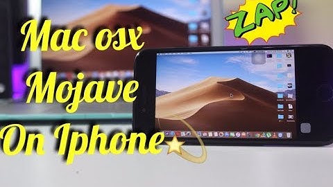 Get Mac OSX *MOJAVE* on iPhone, iPad, Ipod Touch (NO JAILBREAK)
