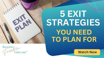 5 Exit Strategies You Need to Plan For | David Ravenscroft