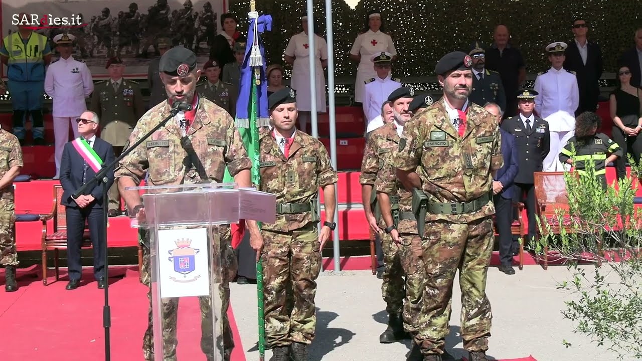 Cambio al comando del 152° reggimento della Brigata Sassari