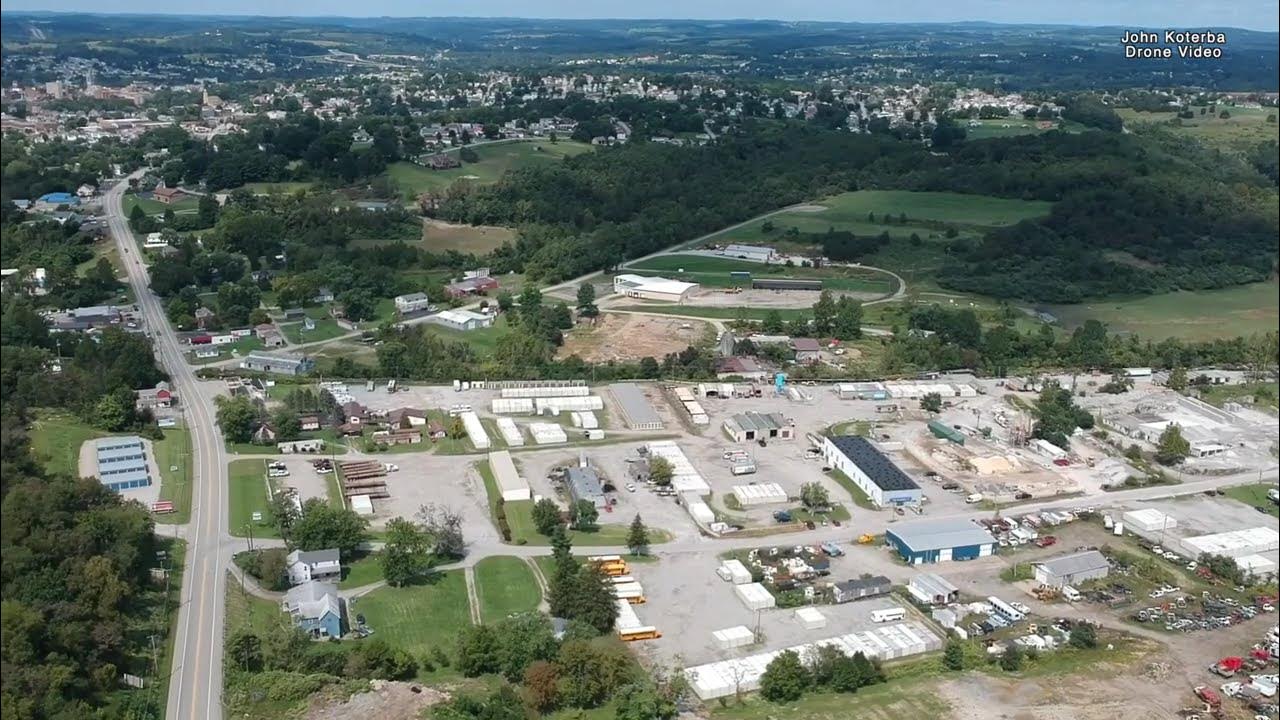 Hopwood, Pennsylvania from above. Drone Video. 11/7/21 YouTube