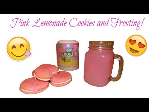 DIY Pink lemonade Cookies & Frosting