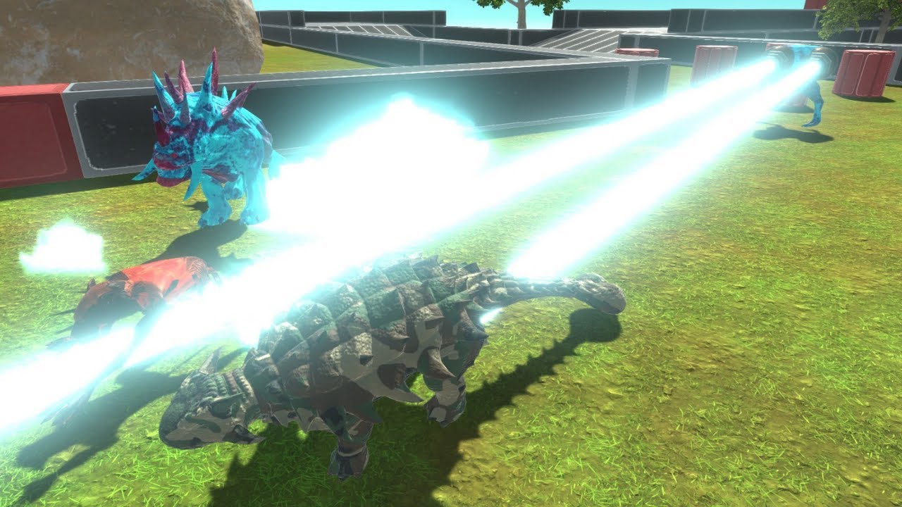 ARBS Escape From Walking Double Laser | Escape From Monster - Animal Revolt Battle Simulator