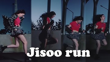 Jisoo Running - A Lovesick Girl is running