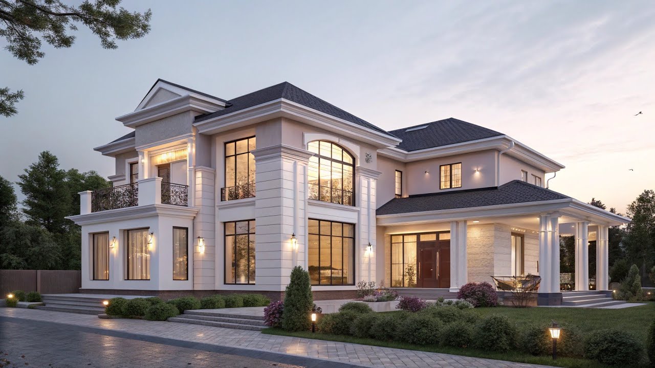 🏡House of Flying ✨Forms by ☘️Ennyesk Architects | Cinematic🤯 Architecture Tour🌳