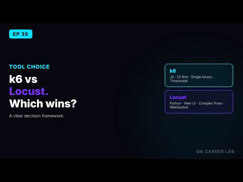 k6 vs Locust — Which Load Testing Tool Should You Use? | QA Career Lab