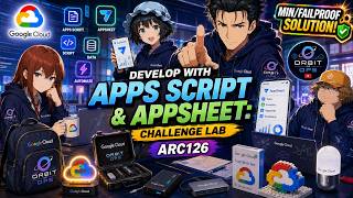 ARC126 | Develop with Apps Script and AppSheet Challenge Lab | #GoogleCloud #AppSheet #ARC126