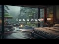 3 Hours Relaxing Sleep Music with Rain Sounds   Peaceful Music in the Warm Bedroom, Stress Relief
