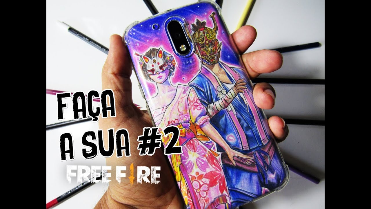 FIZ UMA CAPINHA DE CELULAR COM AS PATENTES DO FREE FIRE - YouTube