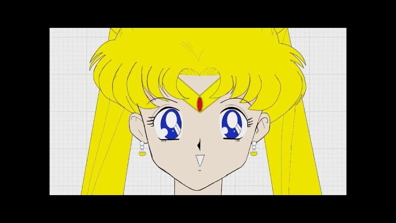 Resultado de imagen para cara de sailor moon