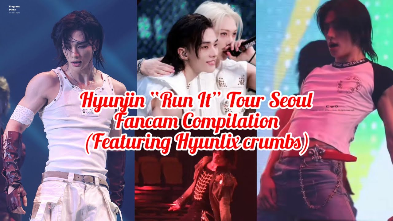 Hyunjin Fancam Compilation “Run It” Tour 2026 [Seoul] PART 1 - YouTube