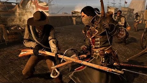 Assassins Creed III Remastered| AC Rogue outfit Connor rampage (NO HUD)