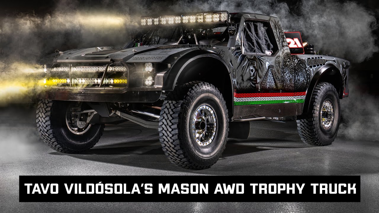 Tavo Vildósola new Mason AllWheel Drive Trophy Truck Livery Reveal