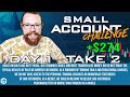 Small Account Challenge Day 1 Take 2  $274 | Recap by Ross Cameron