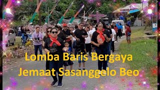 LOMBA BARIS BERGAYA JEMAAT SASANGGELO BEO (Paskah 2023, KPA Jemaat Sasanggelo Beo)