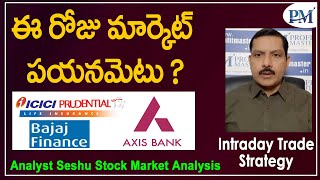 ఈ రజ మరకట పయనమట ? Intraday Trading Strategies Icici Pru Axis Bank Bajaj Finance Seshu