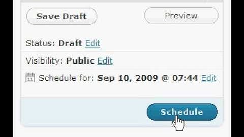 How To Schedule a WordPress Post for Future Publishing
