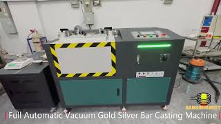 Precious Metal Gold Silver Platinum Ingot Casting Machine