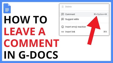 How to Leave a Comment in Google Docs [QUICK GUIDE]
