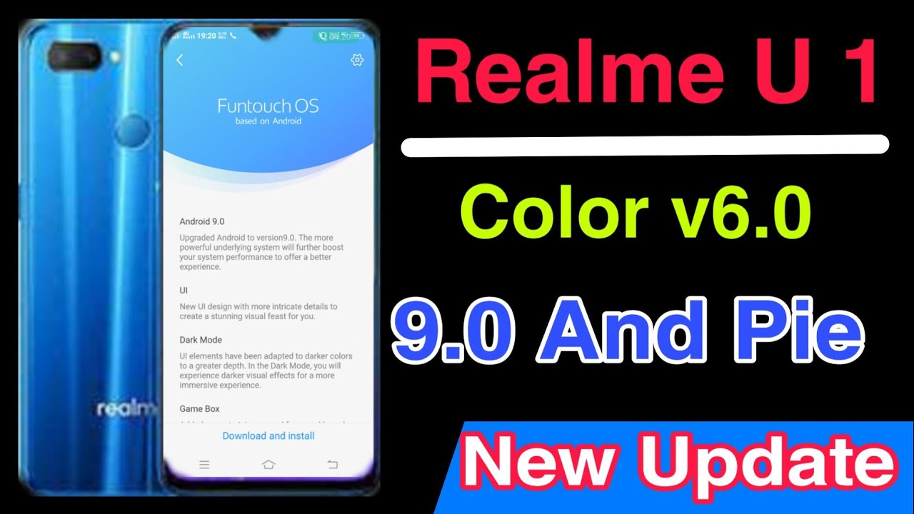 Realme U1 Android 9.0 And Pie New Update 2019
