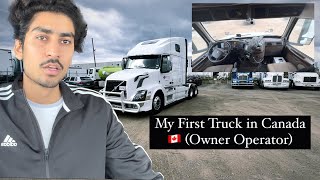 My First Truck in Canada🇨🇦|Owner Operator ExperienceI Money I make as a owner in recession 💰🚚