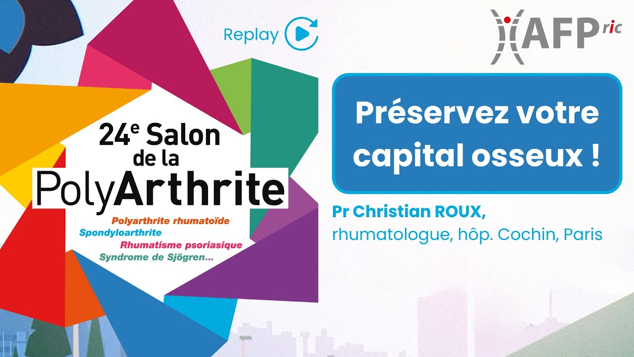 Préservez votre capital osseux ! - Salon de la PolyArthrite 2024