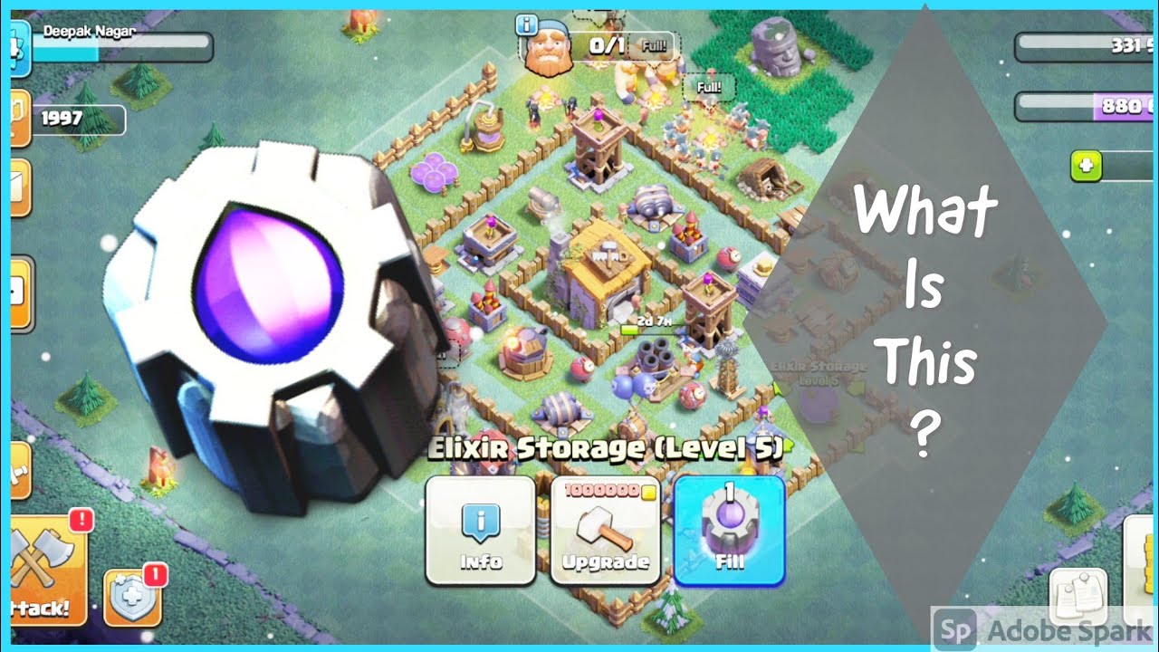 Rune of Builder Elixir | Clash of Clans - YouTube