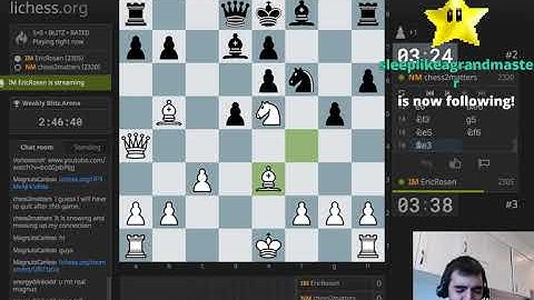 Winning the lichess.org Weekly Blitz Arena