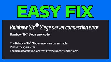 How To Fix Rainbow Six Siege Server Connection Error Code 3 0x0001000b in Windows