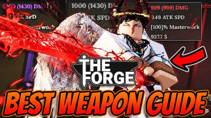 The *BEST* Guide To Craft The BEST Weapons In The Forge Roblox!