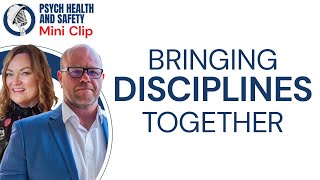 BRINGING DISCIPLINES TOGETHER - with David Burroughs and Prof. Angela Martin