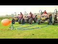 Tractor Silencer Gas Me Ballon Blasting | Monster Balloon | TRACTOR VIDEO