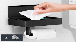 Day Moon Toilet Paper Holder Modern Roll Holder for Bathroom