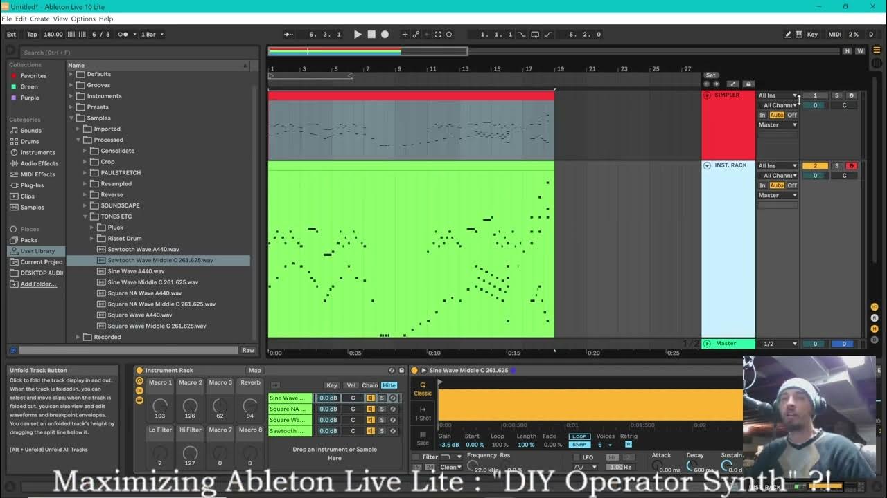Maximizing Ableton Live LITE "DIY Operator/Wavetable"??? YouTube