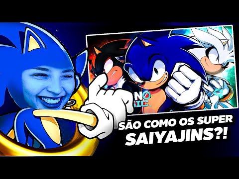 (EU VIM FAZER UM ANÚNCIO💀) REAGINDO ao Trio SSS (Sonic) - SUPER | Chrono | REACT GEEK