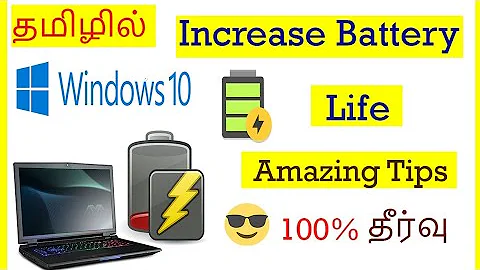 Fix Battery Draining Too Fast In Windows 10 Tamil |VividTech