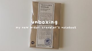 unboxing my new traveler’s notebook | simplylulu