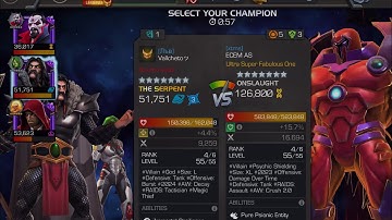 Mcoc WAR | The Serpent vs Onslaught | Node 47