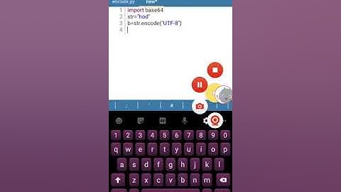 Encode String in Python Using Base-64 Module