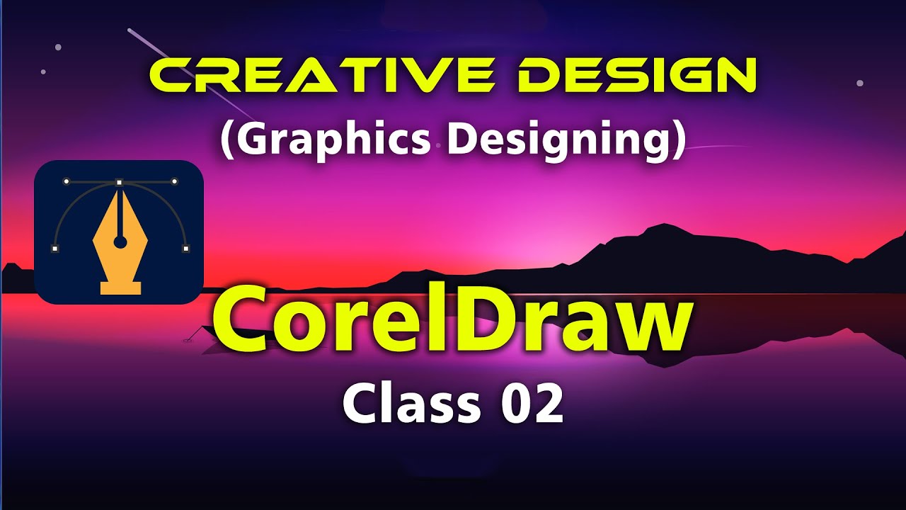 Graphics Designing | CorelDraw Tutorial Class 02 | Different tools and creating a banner practically
