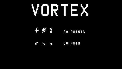Vortex (Zilec 1980)  Attract Mode 60fps