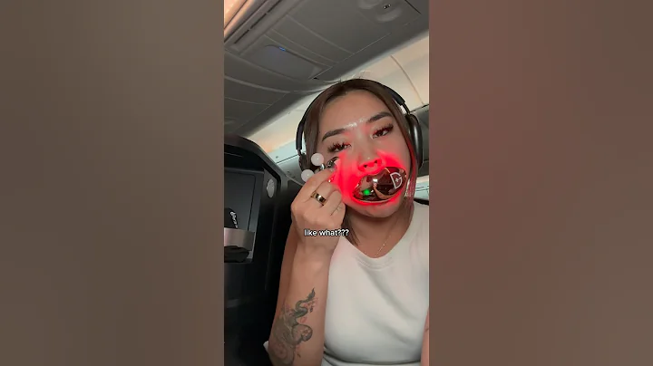 EMBARRASSING INFLIGHT SKINCARE 🫣✈️(flight attendant caught me)